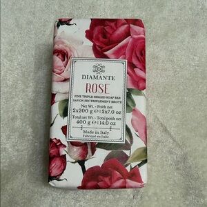Rose Fine Triple Milled Soap Bar - Pink Rose
